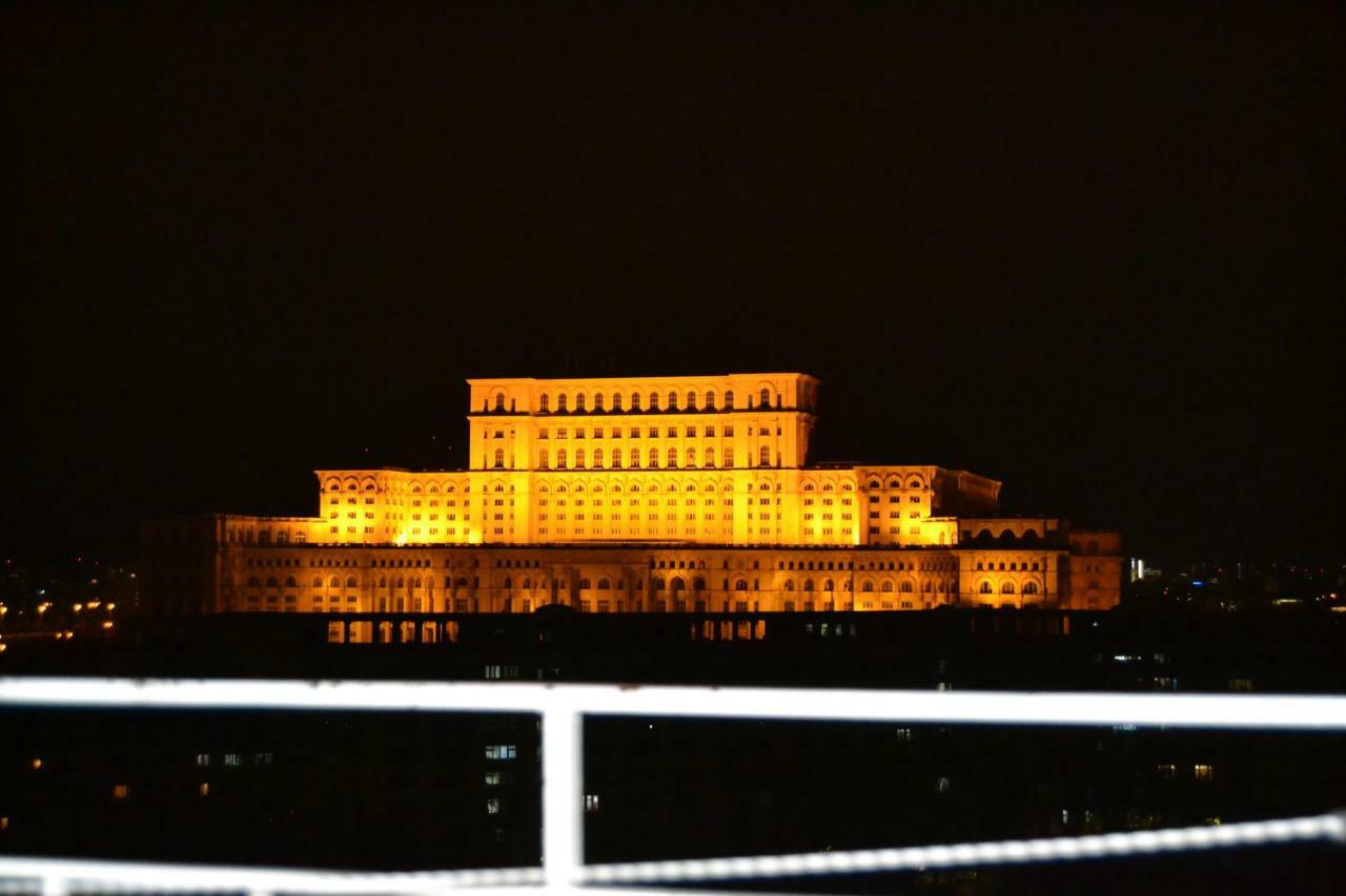 Panorama The Parliament Palace Bükreş Dış mekan fotoğraf